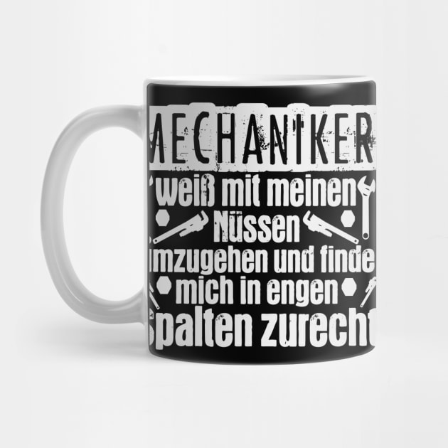 Mechanic Quote German | Pun Cars Mechanical Engine by DesignatedDesigner